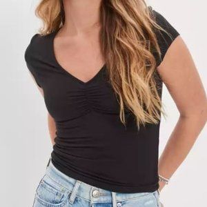 AE Soft & Sexy Cinch Front Tee